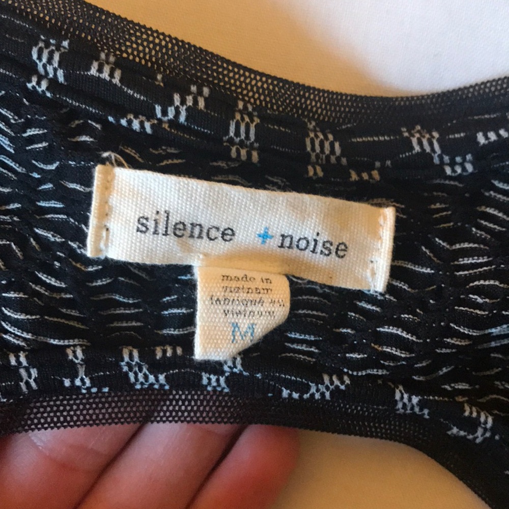 Black and Grey Silence + Noise Dress - Picture 3 of 6